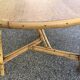 Round rattan coffee table Audoux-Minnet