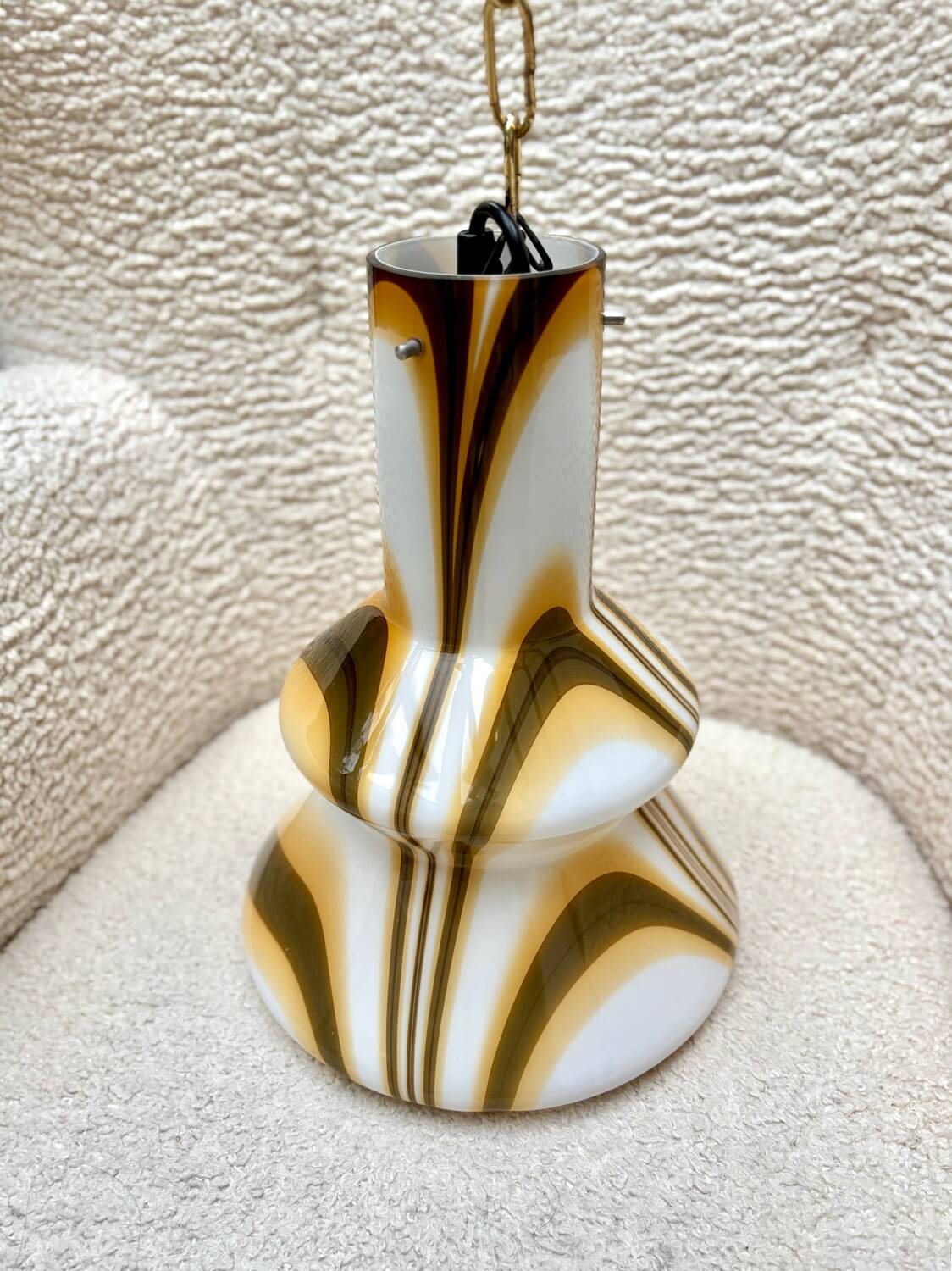 Carlo Moretti pendant lamp in Murano glass