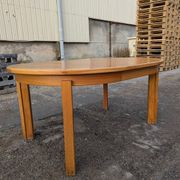 Dining table in elm from 1980