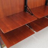 Mid century teak bookcase - wall unit frigerio 1950s