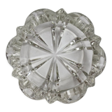 Crystal ashtray in the shape of a flower