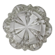 Cendrier en cristal en forme de fleur