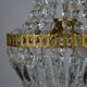 vintage glass stamped hot air balloon chandelier