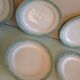 Six flat plates decor Sully by Ceranord/ vintage 50/60s