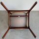 Ensemble de chaises vintage en skaï et palissandre