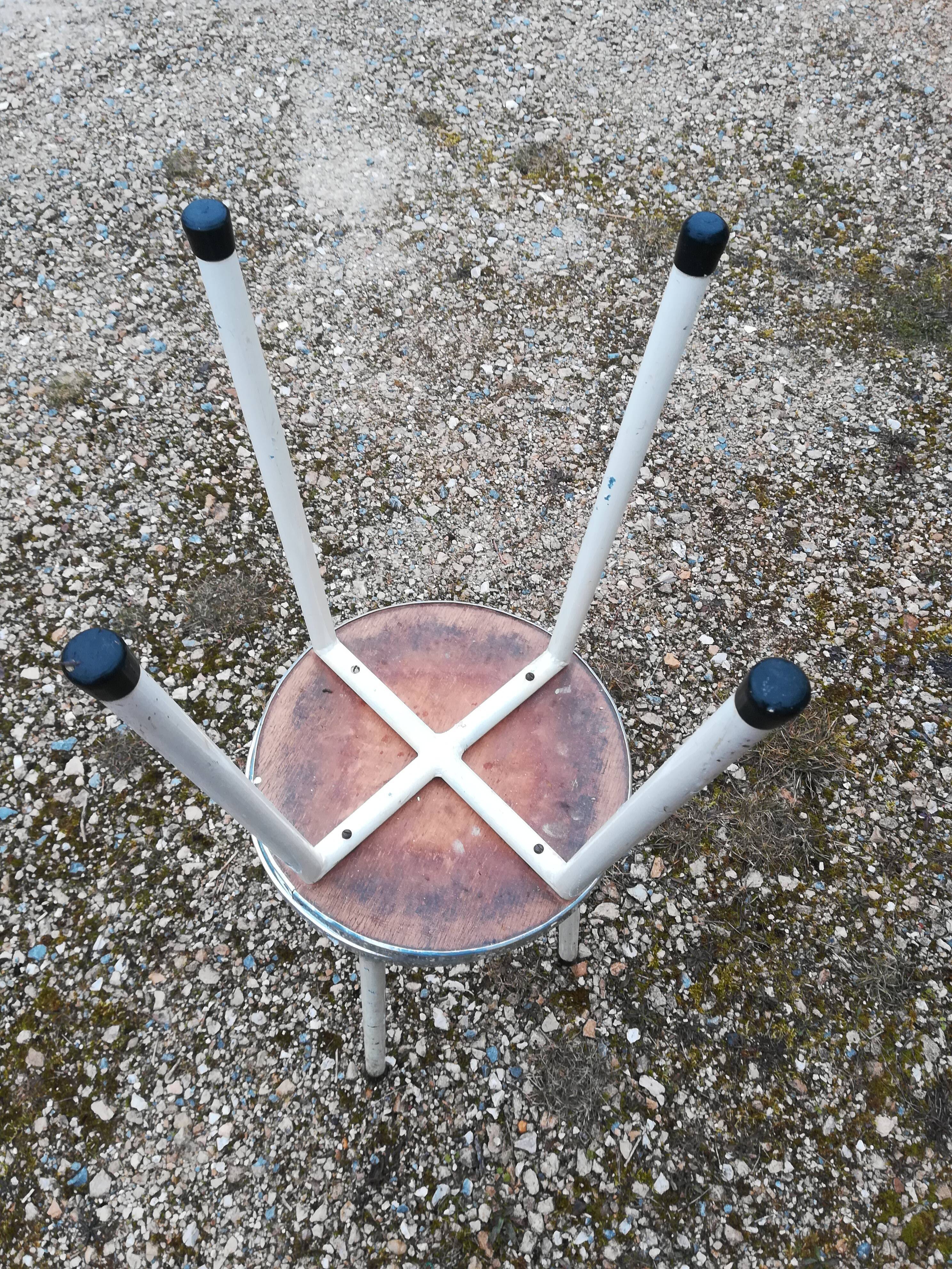 Pair of stools vintage formica