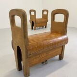 A pair of stools "pommel horse" 60s