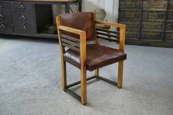 Fauteuil moderne cuir 1940’s