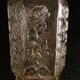 Bottle blown glass Legras décor China or Japan