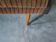 Velvet and skai sofa bed