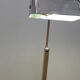Office Art Deco lamp, chrome metal, & base marble, 1930 s