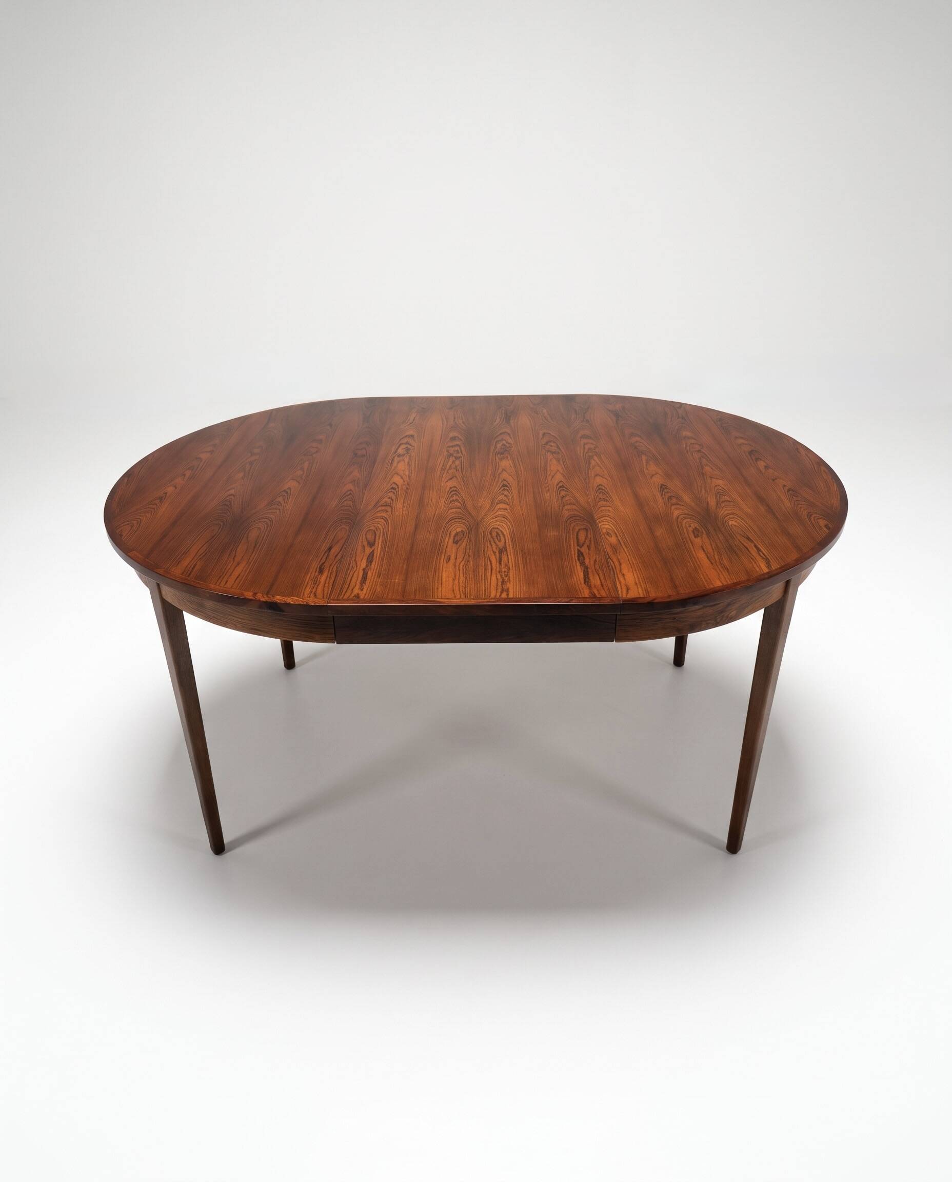 Table scandinave extensible en palissandre de Rio - 1960