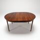 Table scandinave extensible en palissandre de Rio - 1960