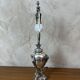 Lampe en métal argenté