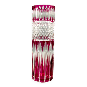 Vase rouleau fuschia Val Saint
