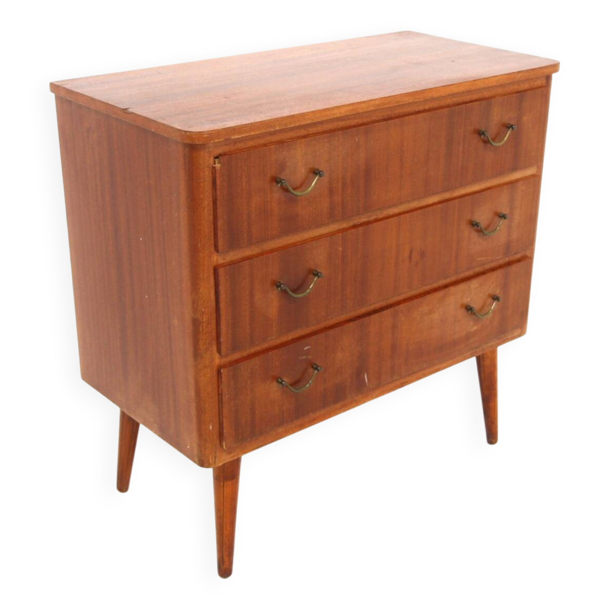 Scandinavian mahogany chest of drawers, Sweden, 1950
