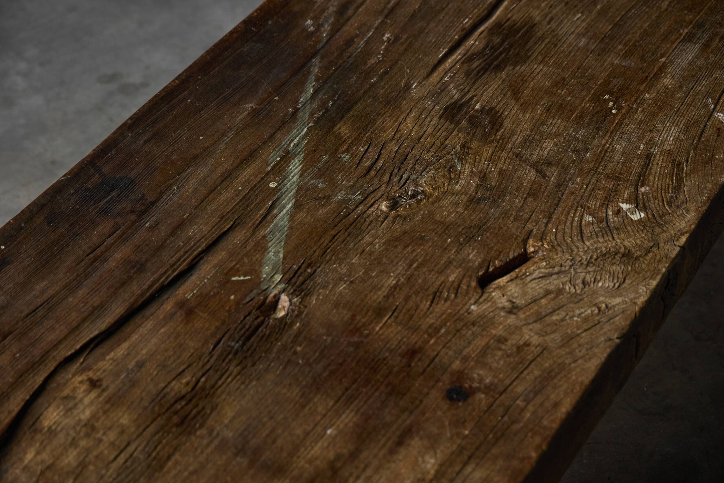 Low Farmhouse Coffee Table, France, Late 19th Century