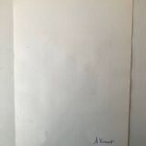 Abstract Artwork Collage Beige Blue