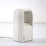 Lumiance 80s vintage white minimal table lamp by Chris Hiemstra