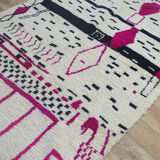 Abstract moroccan berber carpet 285 x 175 cm