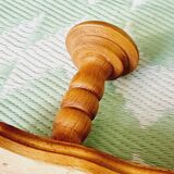 Double wooden hook
