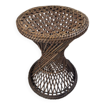 Tabouret en rotin