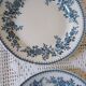 Set of 6 ironstone flat plates