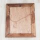 Antique mirror in waxed fruitwood style, 65.5 cm x 55.5 cm