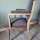 Art Deco grey armchairs