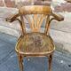 Office armchair curved wood