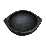 Ancient bowl, Colombian ceramic pottery La Chamba.