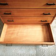Scandinavian storage furniture in the style of Pierre Gariche.