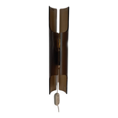 Guzzini smoked Plexiglas wall light