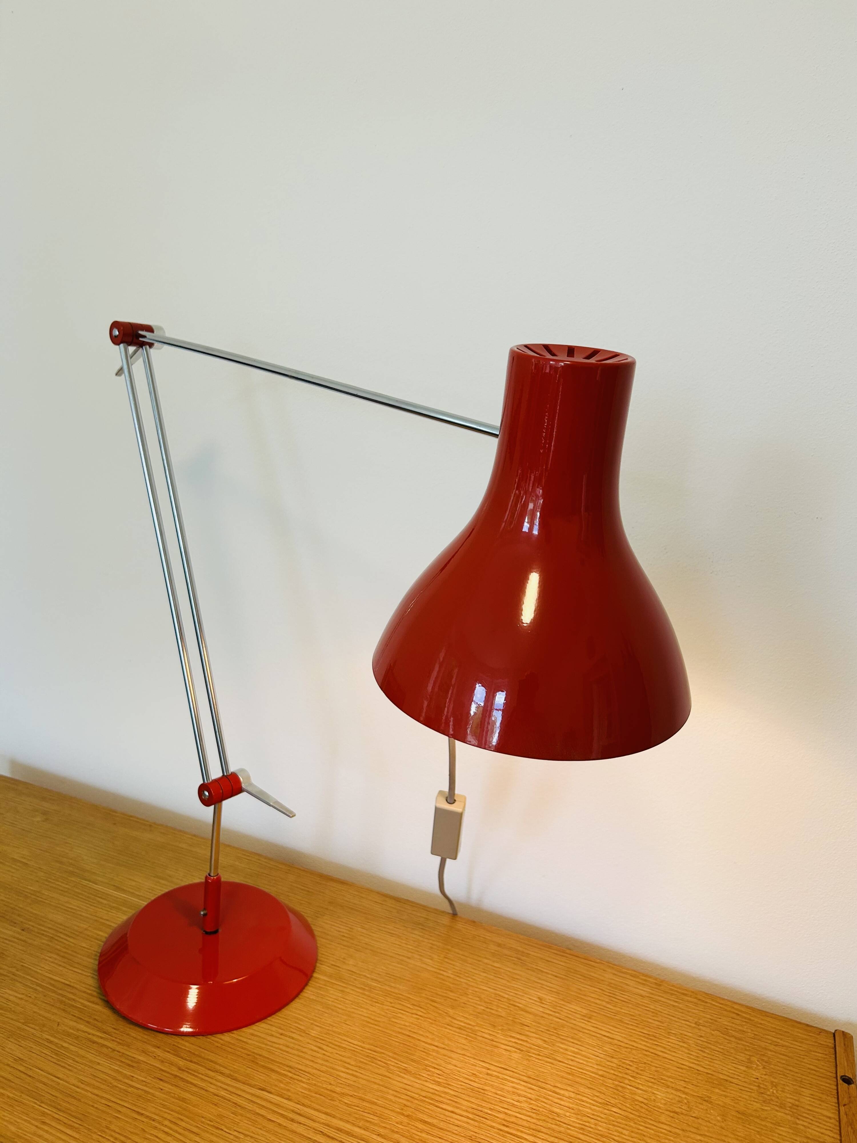 Lampe de bureau vintage par Josef Hurka pour Napako, Tchécoslovaquie 1970