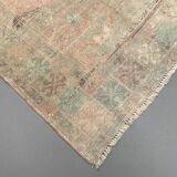 Shabby Turkish Oushak Rug 184x108 cm vintage carpet Ushak Region Medium