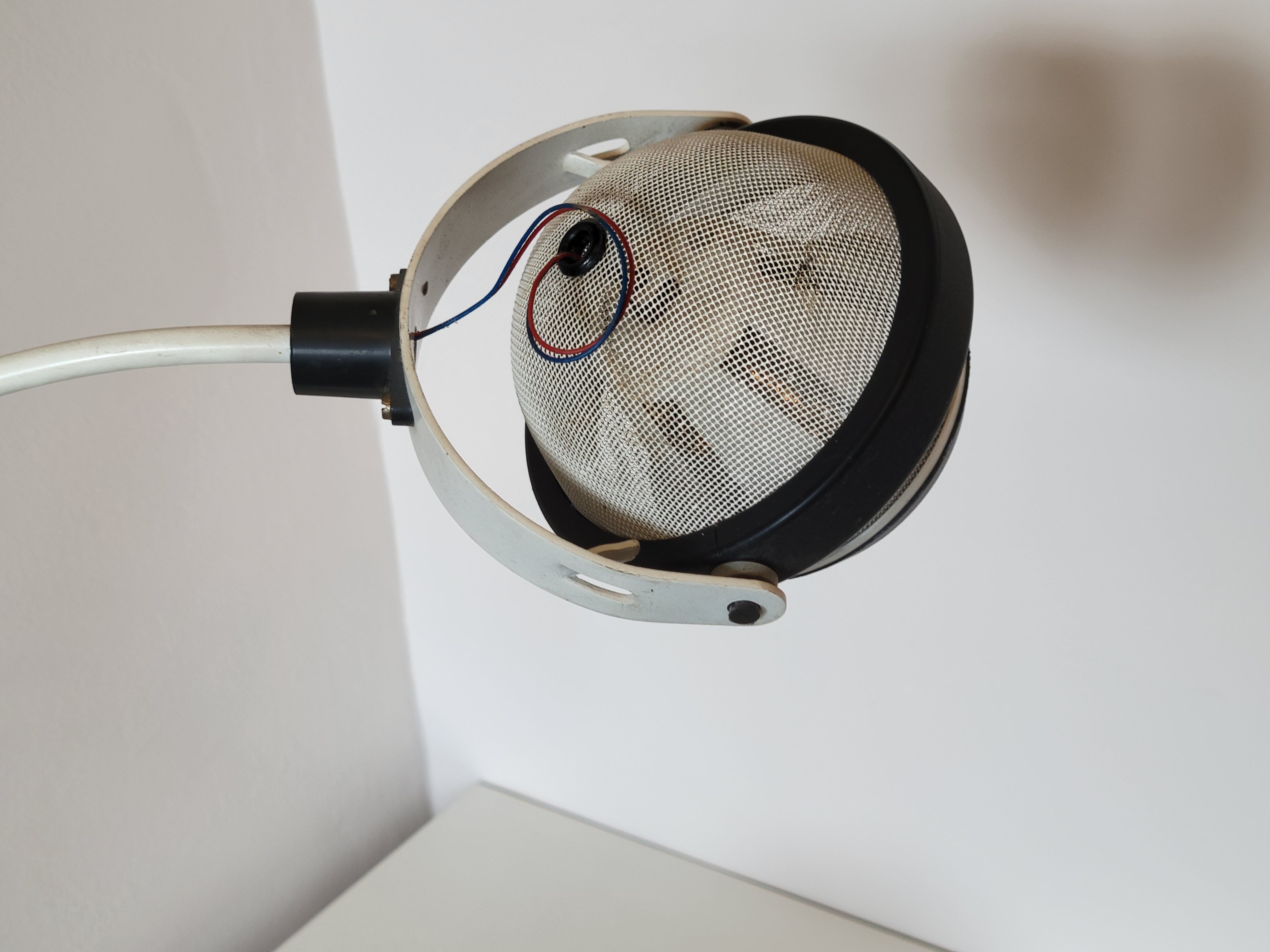 Vintage table lamp Veb Narva Rosa Luxemburg made in GDR