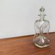 Danish Vintage Glass Kluk Kluk Bottle with Crown Glass Stopper from Holmegaard, 1970s