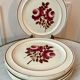set of 8 flat plates Moulin des Loups model "Roubaix" 40s