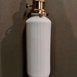 Suspension opaline glass and brass