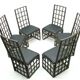 Chaises en rotin, 1970