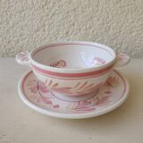 Henriot Quimper Rose Bowl