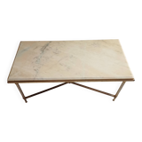 Louis XVI style marble coffee table