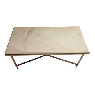 Louis XVI style marble coffee table