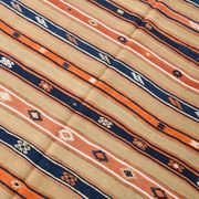 Tapis beige et bleu antique 5x8, 145x230 cm