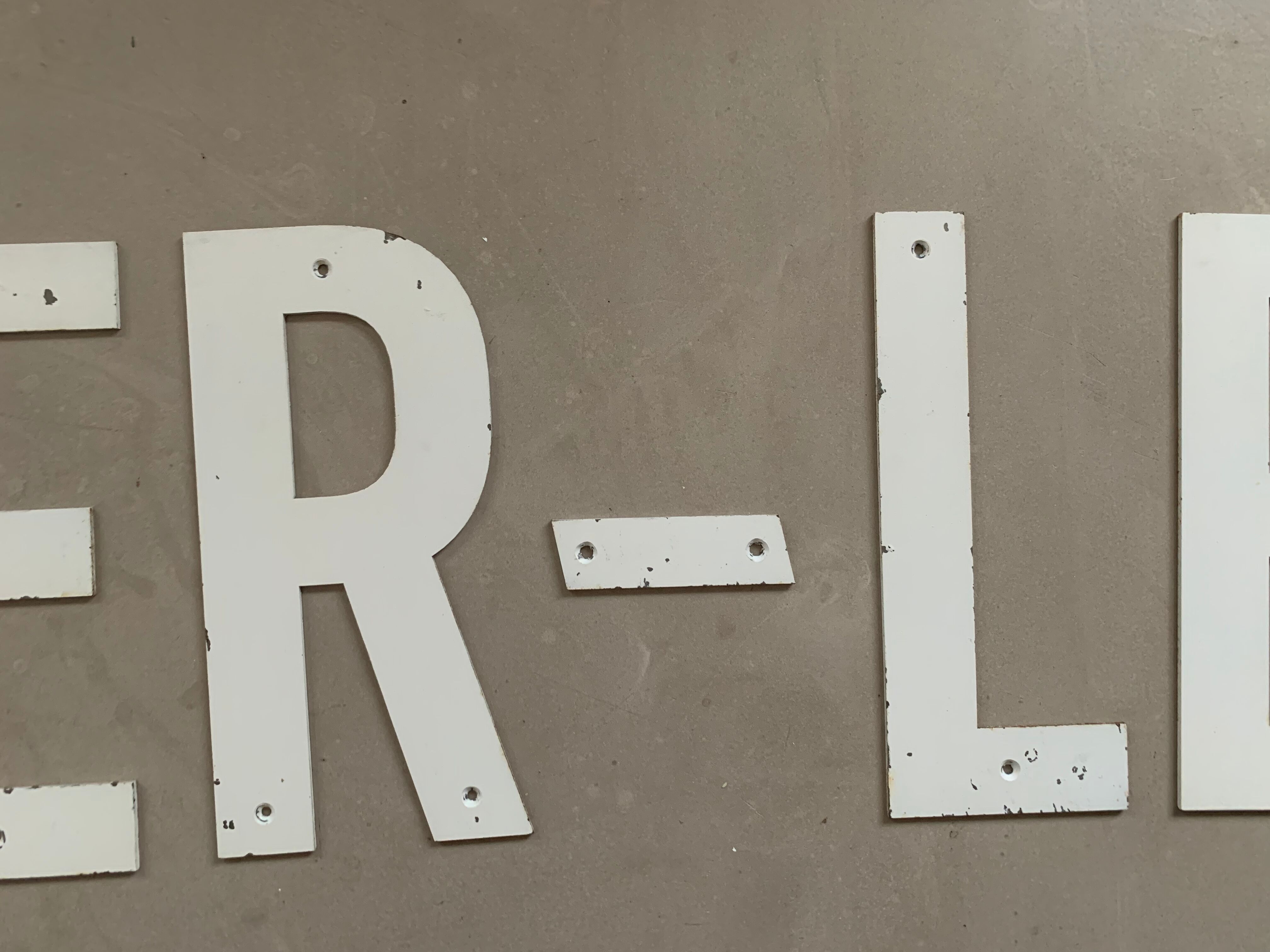 Old sign letter L / /27cm