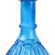 Carafe vintage verre bleu cobalt le smith glass co moon stars sixties usa 32cm