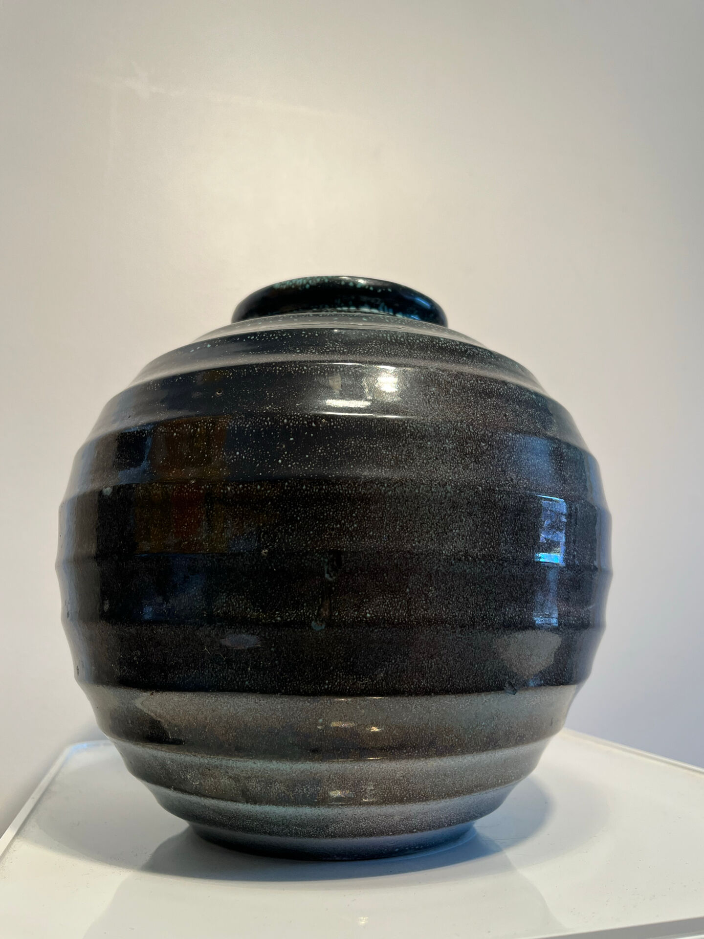 Vase boule art déco