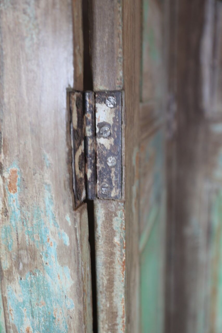 3-leaf screen natural patinated and green