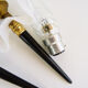 Pair of brass and plexiglass rockabilly rockabilly wall light
