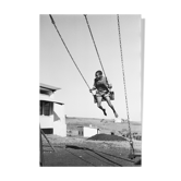 Photo ethno year 40 Africa child on balenceoir 30x45cm, on barium paper